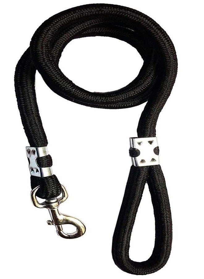 Pups&Pets حبل كلاب أسود أنيق سادة من Pups&Pets - 12 مم - لون أسود متوسط - Image 1